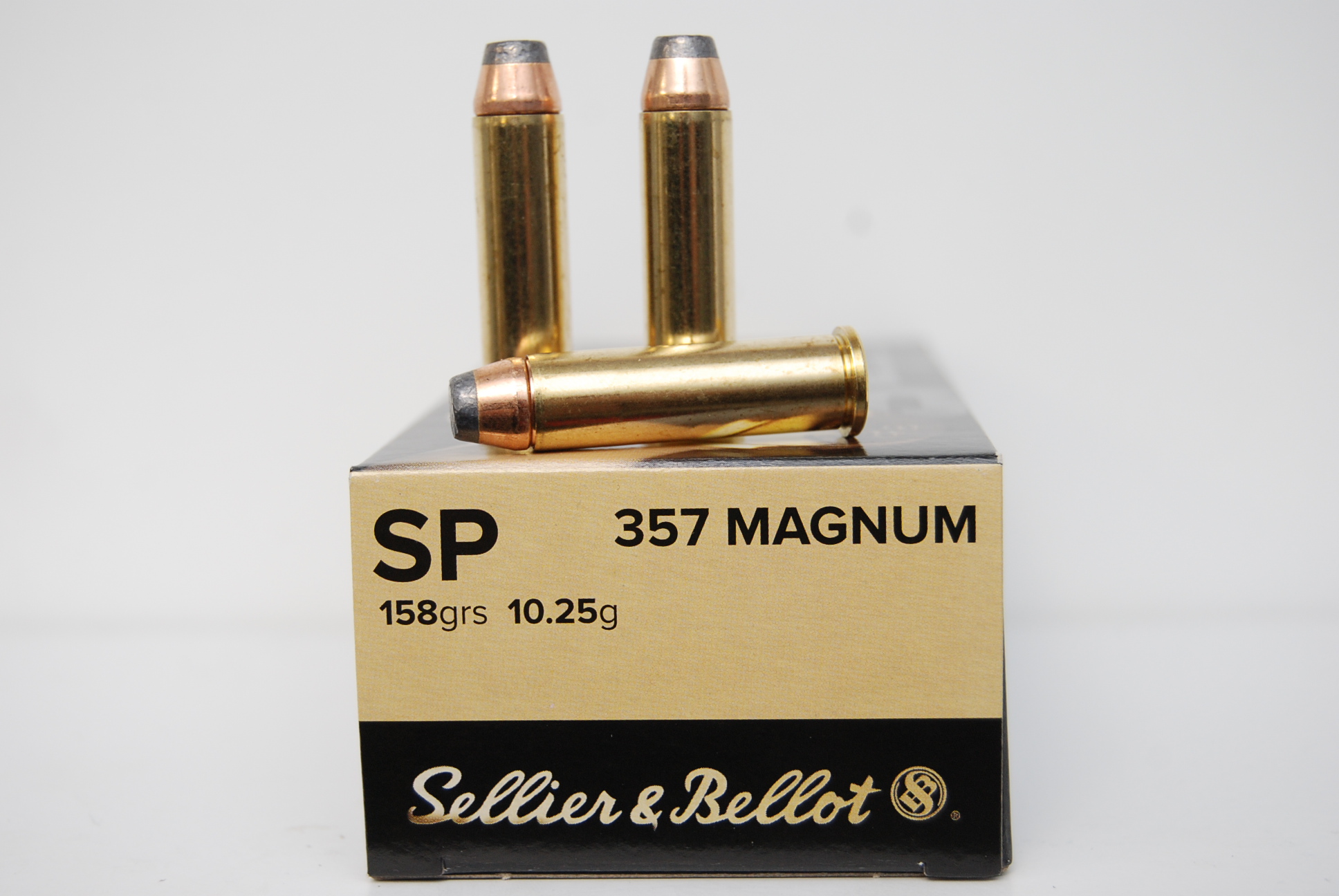 Sellier & Bellot .357 Mag. 158 Grain SP - Wapenhandel Slendebroek